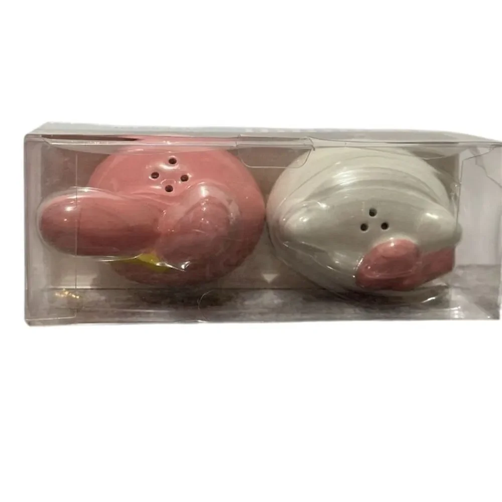 Sanrio Hello Kitty & My Melody Ceramic Salt and Pepper Shaker‎ Set